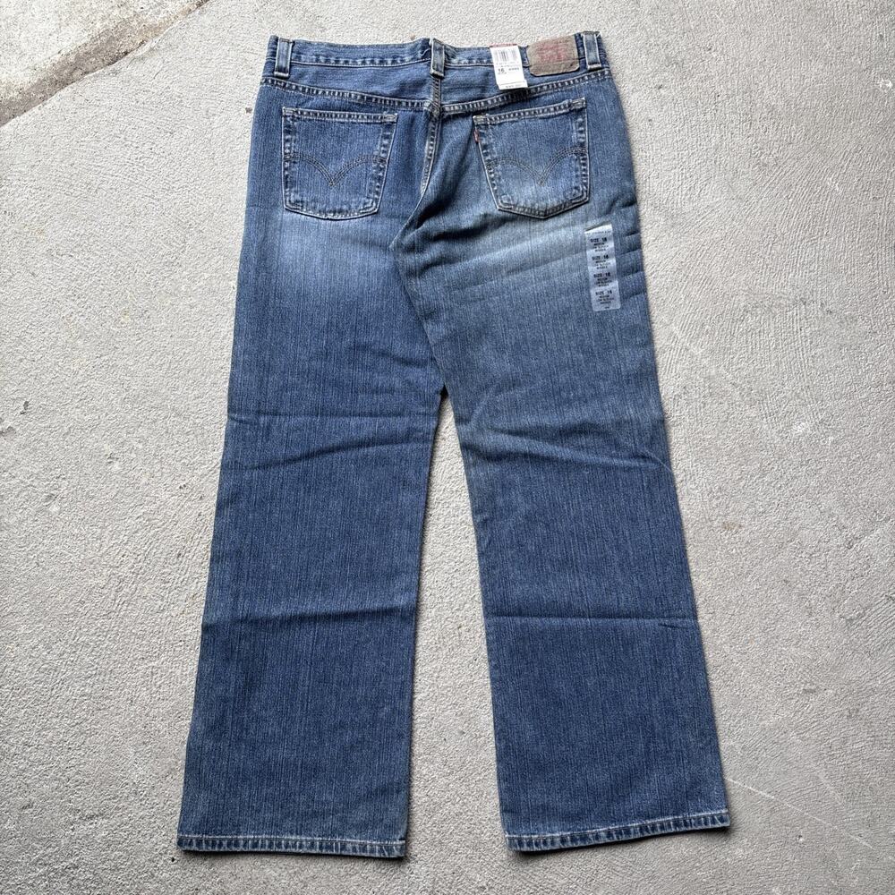 New Levis 526 Nouveau Low Slouch Jeans Sz 16 Med Wash Straight Leg Denim NWT